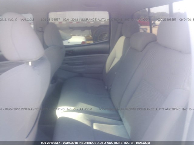 5TFLU4EN3BX008858 - 2011 TOYOTA TACOMA DOUBLE CAB თეთრი ფოტო 8