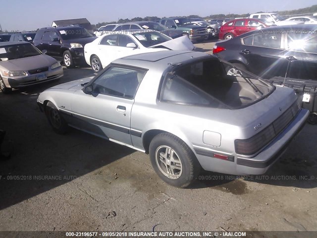 JM1FB3313F0893591 - 1985 MAZDA RX7 12A SILVER photo 3