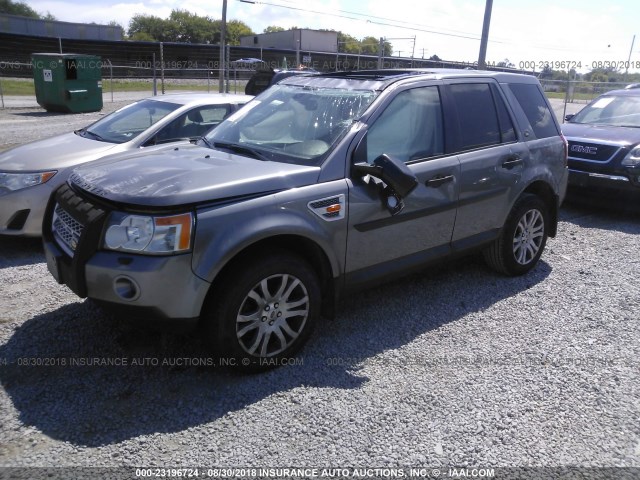 SALFS24N48H016519 - 2008 LAND ROVER LR2 SE TECHNOLOGY GRAY photo 2