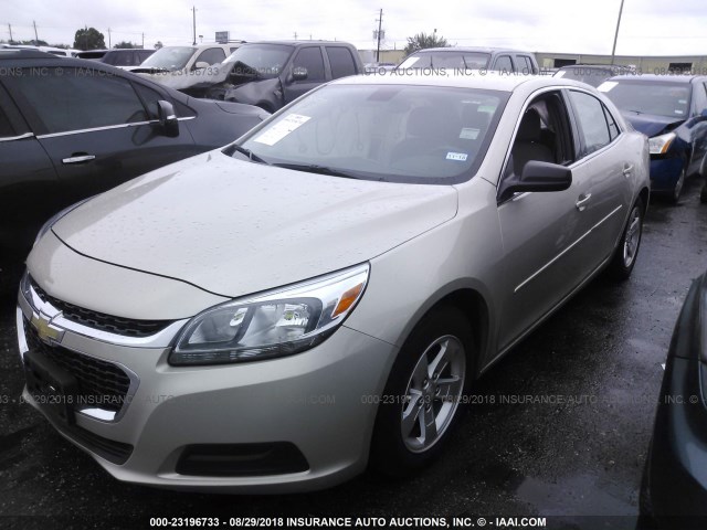 1G11B5SL9FF345335 - 2015 CHEVROLET MALIBU LS 棕色 照片 2