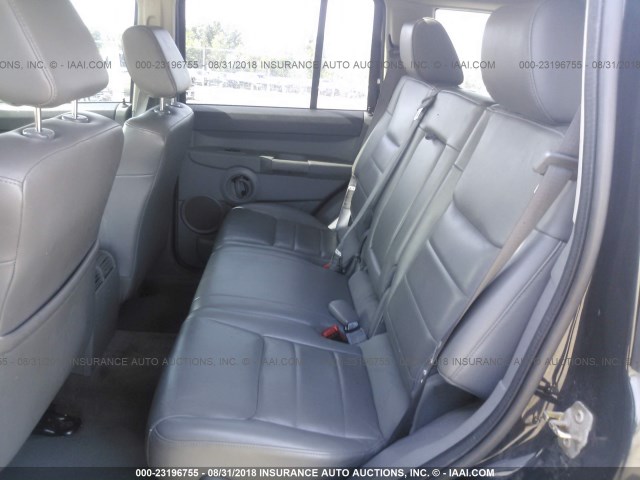 1J8HG48K06C272737 - 2006 JEEP COMMANDER შავი ფოტო 8