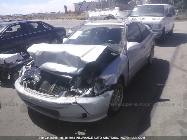 1HGEJ8246YL116736 - 2000 HONDA CIVIC EX ვერცხლისფერი ფოტო 2