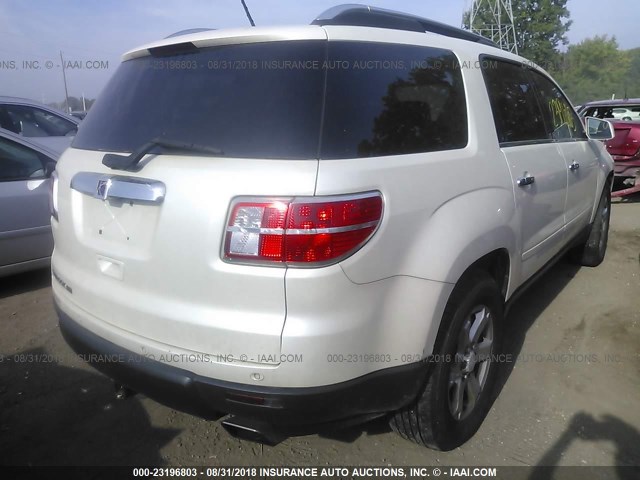 5GZER23758J161514 - 2008 SATURN OUTLOOK XR თეთრი ფოტო 4
