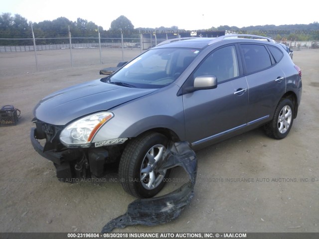 JN8AS5MV6BW689225 - 2011 NISSAN ROGUE S/SV/KROM GRAY photo 2