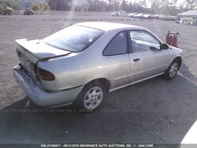 1N4AB42D8SC519388 - 1995 NISSAN 200SX SE SILVER photo 4