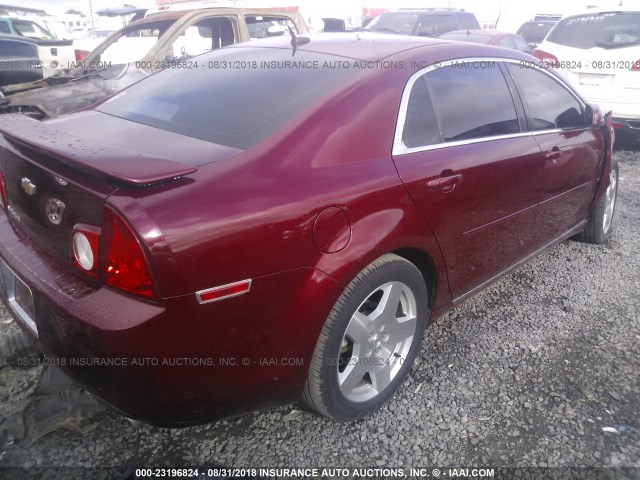 1G1ZD5E7XAF207470 - 2010 CHEVROLET MALIBU 2LT MAROON photo 4