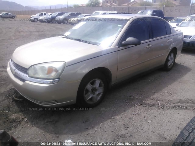 1G1ZT54805F290958 - 2005 CHEVROLET MALIBU LS Qızıl foto 2