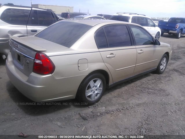 1G1ZT54805F290958 - 2005 CHEVROLET MALIBU LS Qızıl foto 4