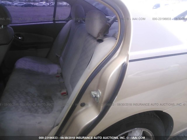 1G1ZT54805F290958 - 2005 CHEVROLET MALIBU LS Qızıl foto 8