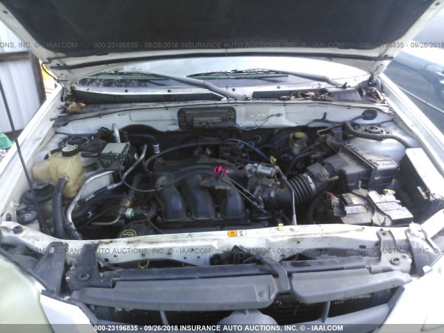 4F2CZ06194KM16870 - 2004 MAZDA TRIBUTE ES 白色 照片 10