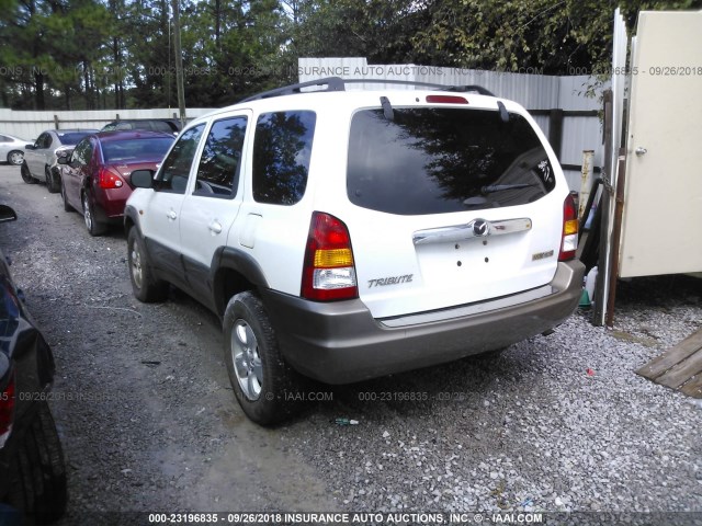 4F2CZ06194KM16870 - 2004 MAZDA TRIBUTE ES 白色 照片 3