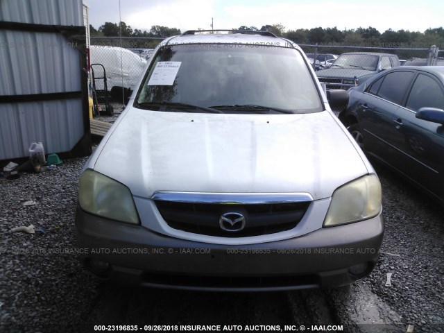4F2CZ06194KM16870 - 2004 MAZDA TRIBUTE ES 白色 照片 6