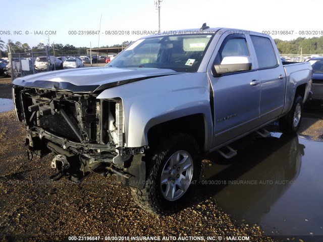 3GCUKREH8FG266823 - 2015 CHEVROLET SILVERADO K1500 LT SILVER photo 2