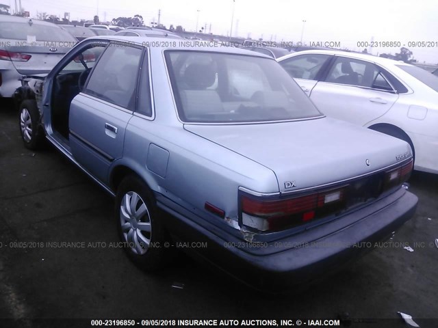 4T1SV21E1LU173535 - 1990 TOYOTA CAMRY DLX Light Blue photo 3