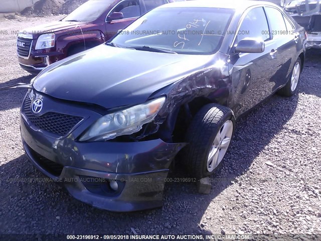 4T1BK3EK7AU609297 - 2010 TOYOTA CAMRY SE/LE/XLE GRAY photo 6