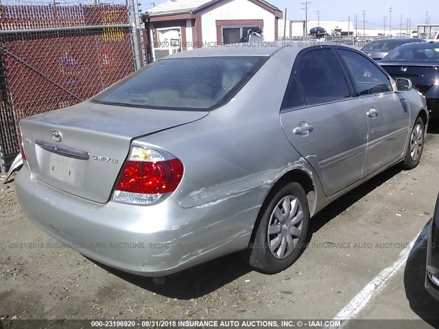 4T1BE32K45U509546 - 2005 TOYOTA CAMRY LE/XLE/SE Күміс фото 4