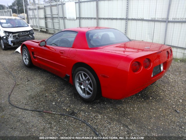 1G1YY12S735117218 - 2003 CHEVROLET CORVETTE Z06 RED photo 3