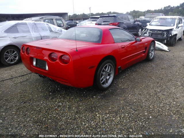 1G1YY12S735117218 - 2003 CHEVROLET CORVETTE Z06 RED photo 4