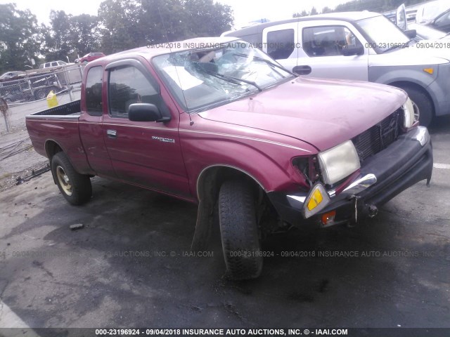 4TASM92N5WZ135064 - 1998 TOYOTA TACOMA XTRACAB PRERUNNER MAROON photo 1