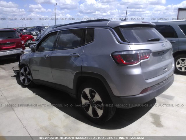 3C4NJCBB8JT233275 - 2018 JEEP COMPASS LATITUDE 银色 照片 3