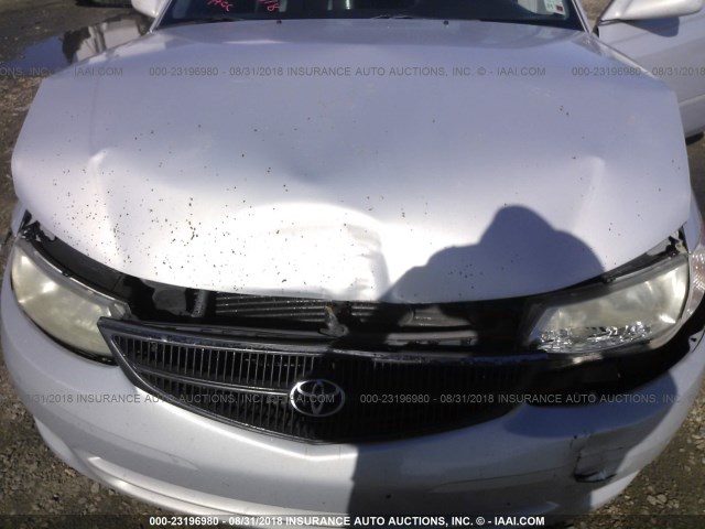 2T1CF22P4XC232215 - 1999 TOYOTA CAMRY SOLARA SE/SLE ვერცხლისფერი ფოტო 10