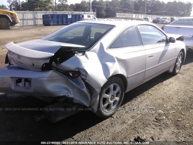 2T1CF22P4XC232215 - 1999 TOYOTA CAMRY SOLARA SE/SLE ვერცხლისფერი ფოტო 4