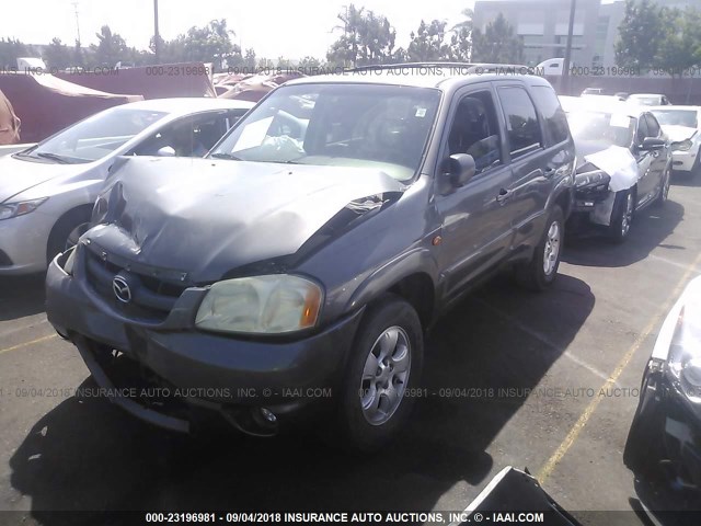 4F2CZ06194KM09482 - 2004 MAZDA TRIBUTE ES 灰色 照片 2