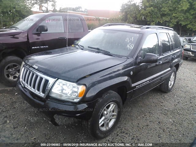 1J4GW48N54C358052 - 2004 JEEP GRAND CHEROKEE LAREDO/COLUMBIA/FREEDOM 黑色 照片 2