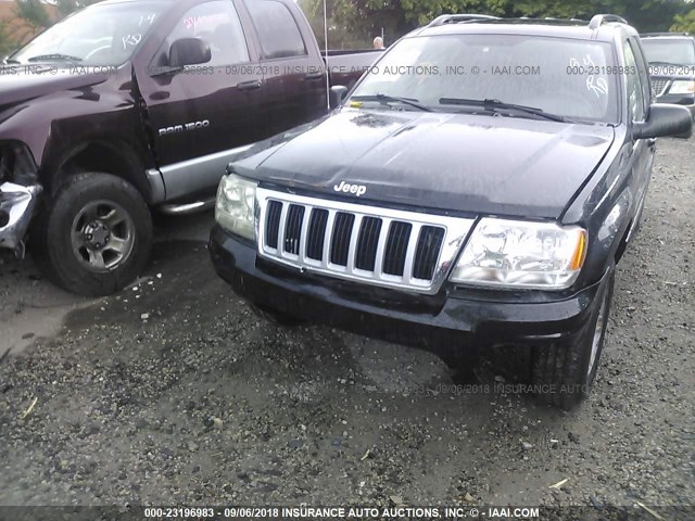1J4GW48N54C358052 - 2004 JEEP GRAND CHEROKEE LAREDO/COLUMBIA/FREEDOM 黑色 照片 6