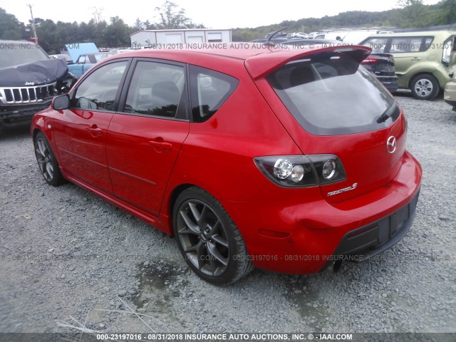 JM1BK34M681182472 - 2008 MAZDA SPEED 3 RED photo 3