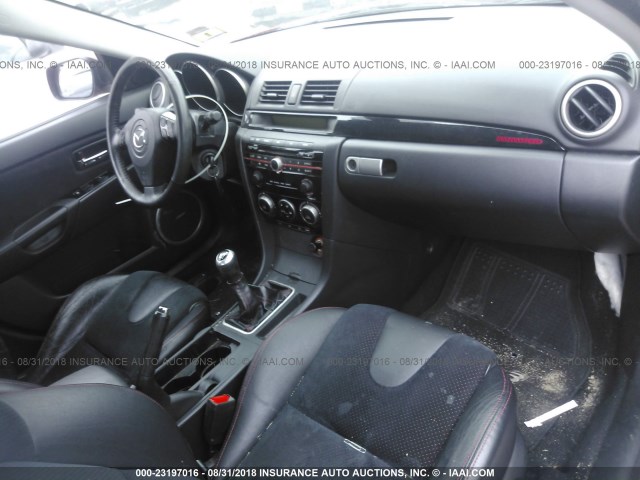JM1BK34M681182472 - 2008 MAZDA SPEED 3 RED photo 5