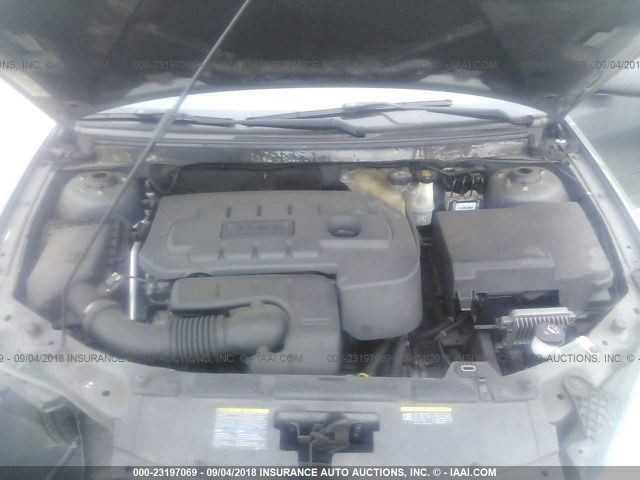 1G2ZF58B474251748 - 2007 PONTIAC G6 VALUE LEADER/BASE SILVER photo 10