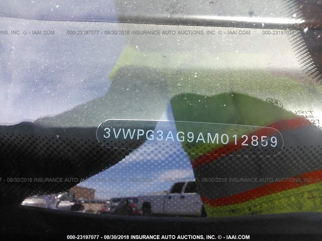 3VWPG3AG9AM012859 - 2010 VOLKSWAGEN NEW BEETLE Ağ foto 9