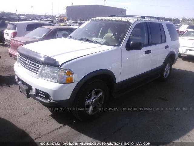 1FMZU73K43ZB29226 - 2003 FORD EXPLORER XLT/XLT SPORT/NBX WHITE photo 2