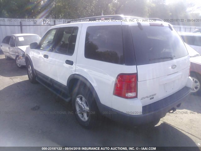 1FMZU73K43ZB29226 - 2003 FORD EXPLORER XLT/XLT SPORT/NBX 白色 照片 3