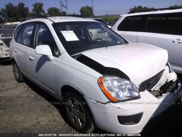 KNAFG528697251760 - 2009 KIA RONDO LX/EX WHITE photo 1