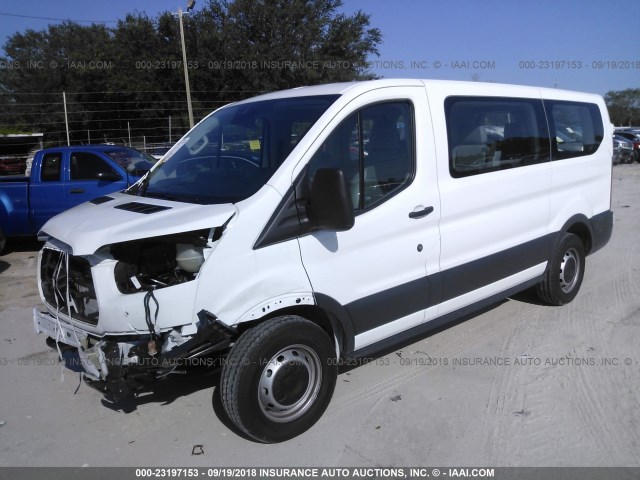 1FMZK1ZM2HKB45971 - 2017 FORD TRANSIT T-150 WHITE photo 2