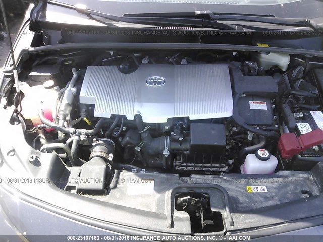 JTDKARFP4H3001239 - 2017 TOYOTA PRIUS PRIME  灰色 照片 10
