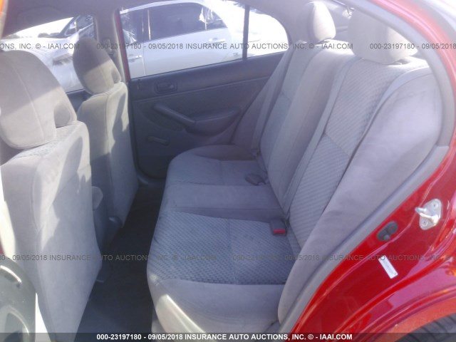 1HGES16395L021279 - 2005 HONDA CIVIC DX VP Qırmızı foto 8