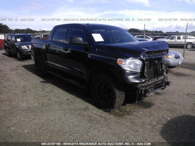 5TFEM5F13GX098854 - 2016 TOYOTA TUNDRA CREWMAX SR5 BLACK photo 1