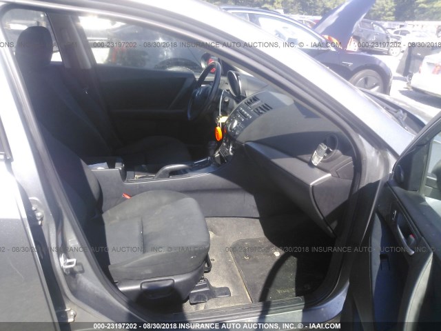 JM1BL1SG3A1260386 - 2010 MAZDA 3 I GRAY photo 5