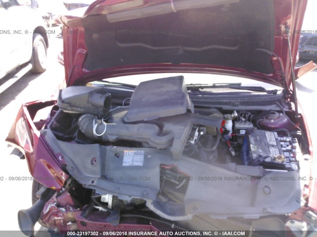 1G1ZC5E13BF294161 - 2011 CHEVROLET MALIBU 1LT წითელი ფოტო 10