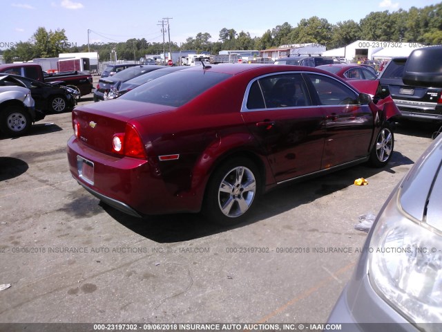 1G1ZC5E13BF294161 - 2011 CHEVROLET MALIBU 1LT წითელი ფოტო 4