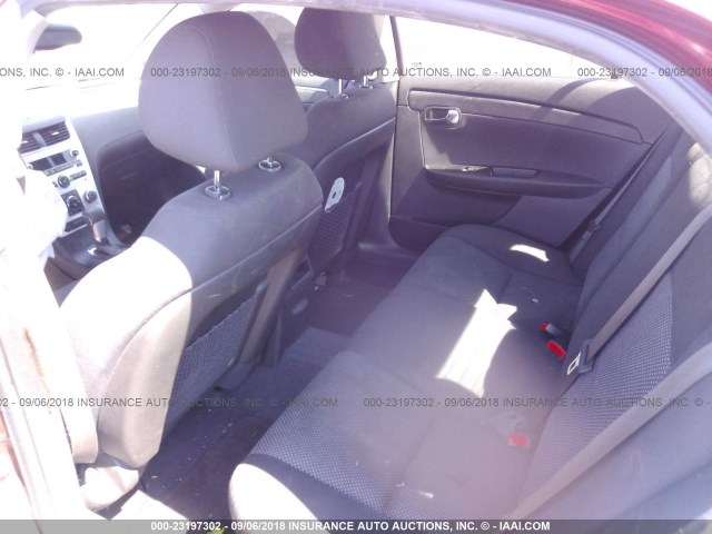 1G1ZC5E13BF294161 - 2011 CHEVROLET MALIBU 1LT წითელი ფოტო 8