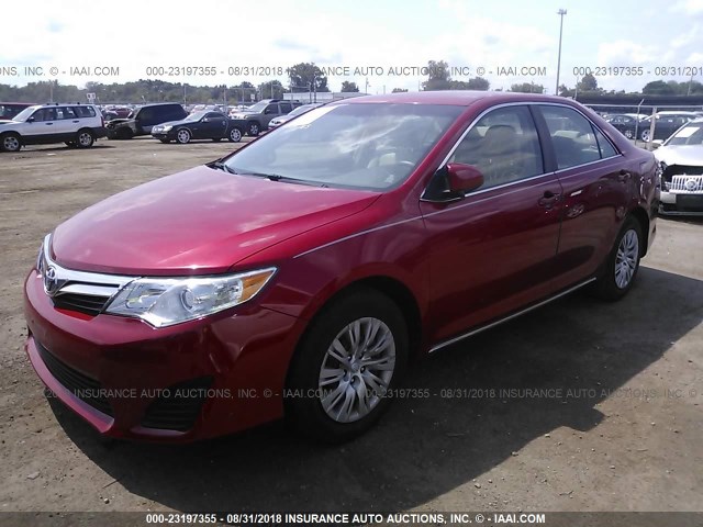 4T1BF1FK8DU699877 - 2013 TOYOTA CAMRY L/SE/LE/XLE Qırmızı foto 2