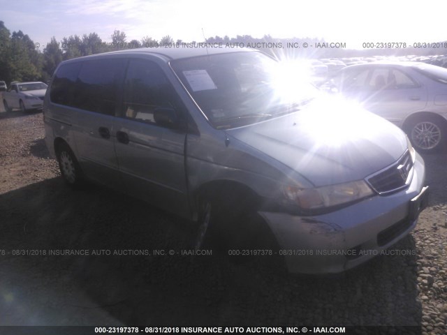 5FNRL18544B135767 - 2004 HONDA ODYSSEY LX Light Blue photo 1