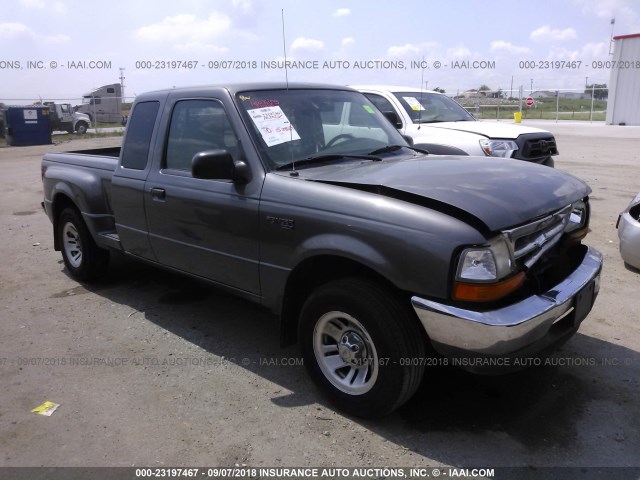 1FTYR14X7XPB09014 - 1999 FORD RANGER SUPER CAB GRAY photo 1