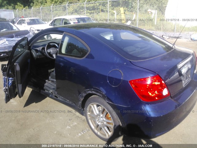 JTKDE177360121277 - 2006 TOYOTA SCION TC 蓝色 照片 3