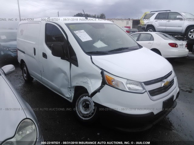 3N63M0YN0FK722391 - 2015 CHEVROLET CITY EXPRESS LS WHITE photo 6