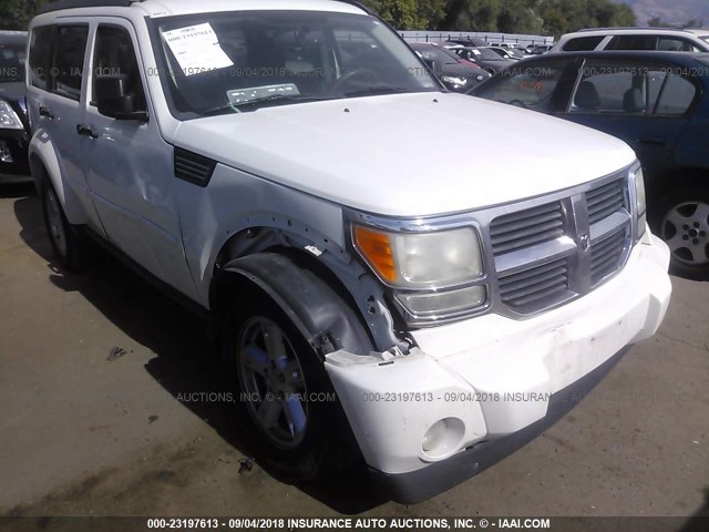 1D8GU58K27W549746 - 2007 DODGE NITRO SLT WHITE photo 6